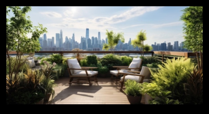 Jumta dārza ballīte Pilsētas oāze 4 Jumta uzdzīve: pasākumi un pulcēšanās pilsētas dārzos