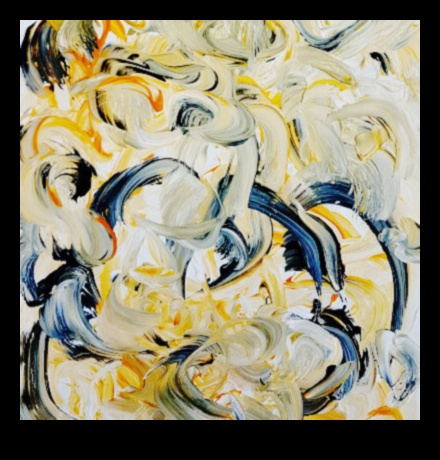 Abstrakts sastāvs: intriģējošu vizuālo izkārtojumu veidošana