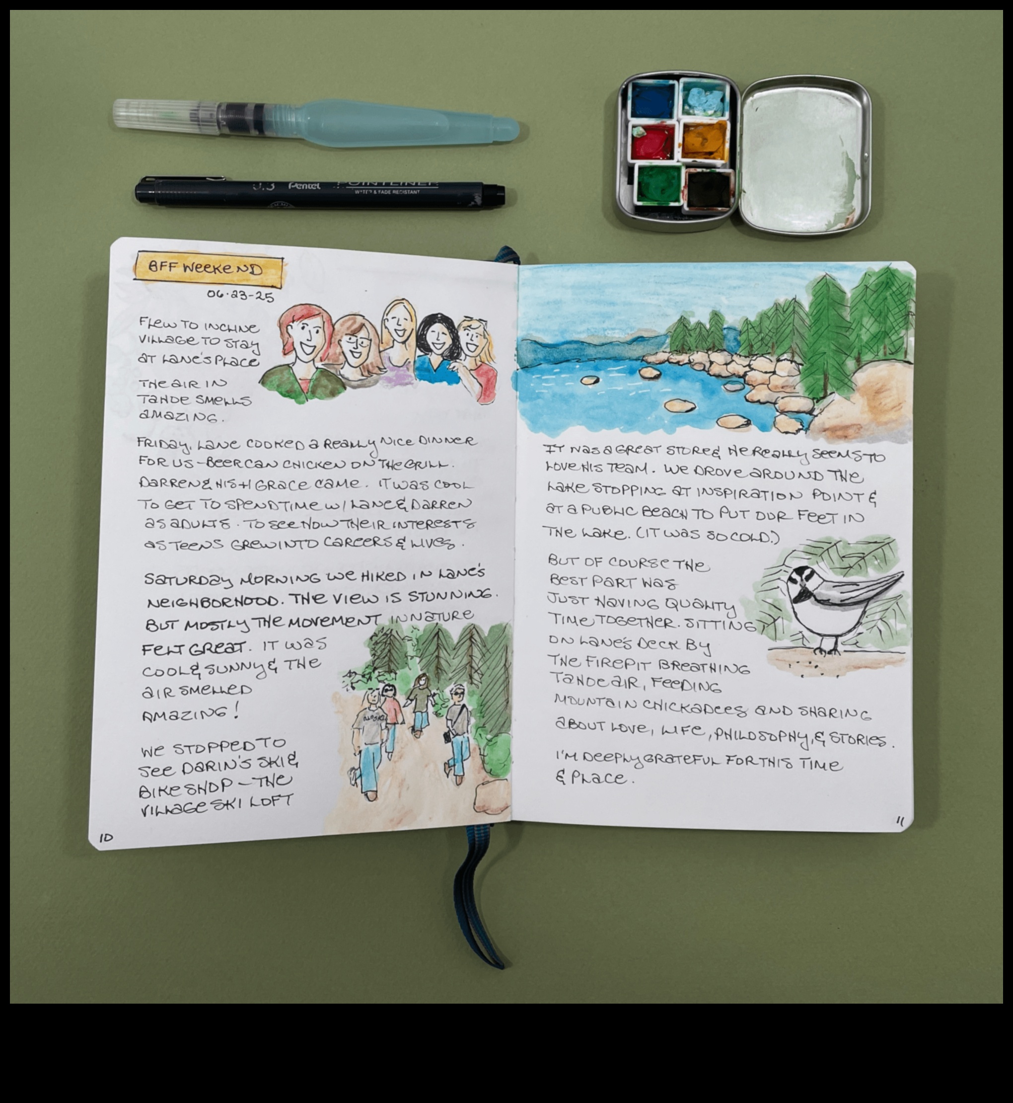 Pilsētas skiču dienasgrāmata: ikdienas pilsētas ainu dokumentēšana