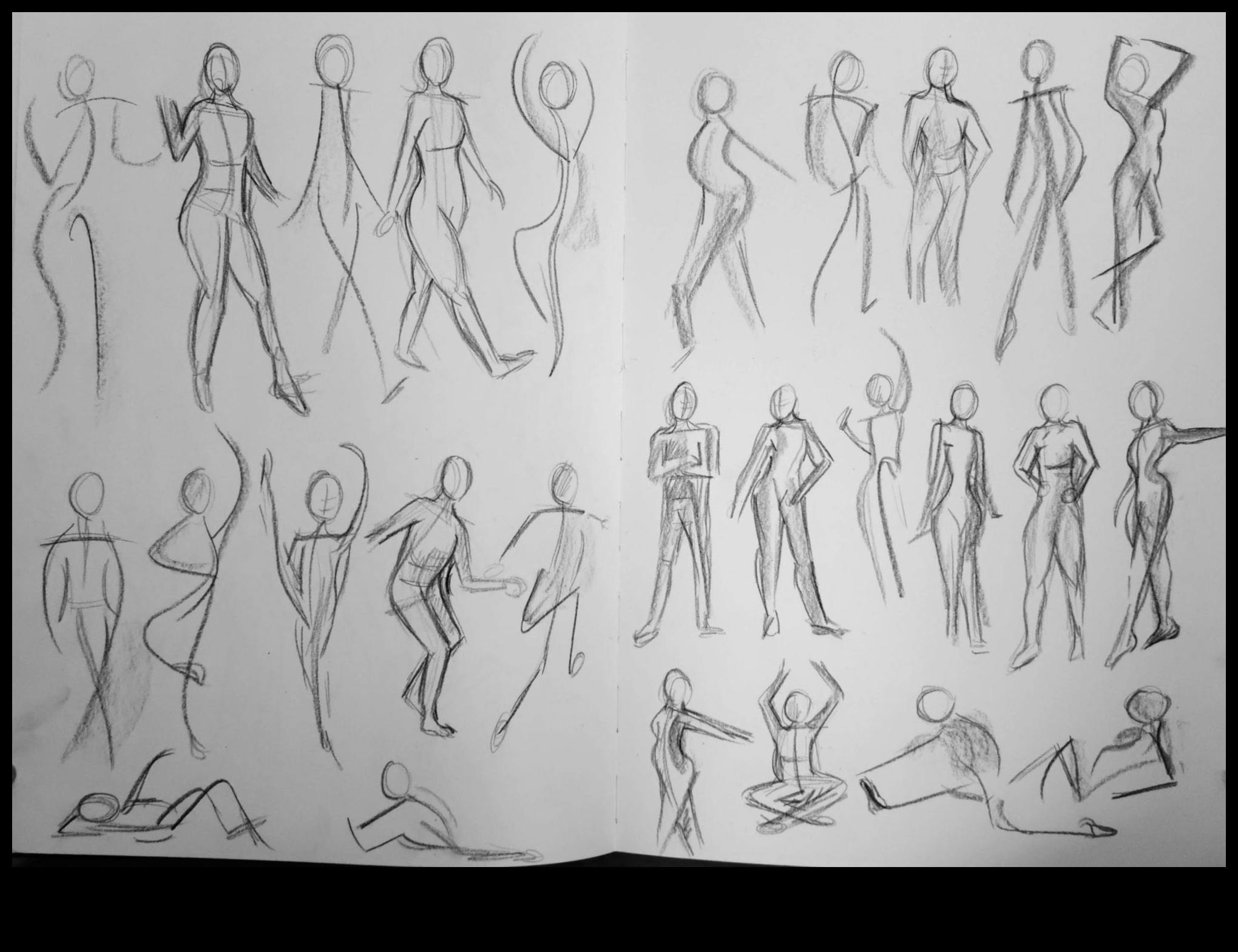 Zīmulis un poza: figūru zīmēšanas metožu izpēte