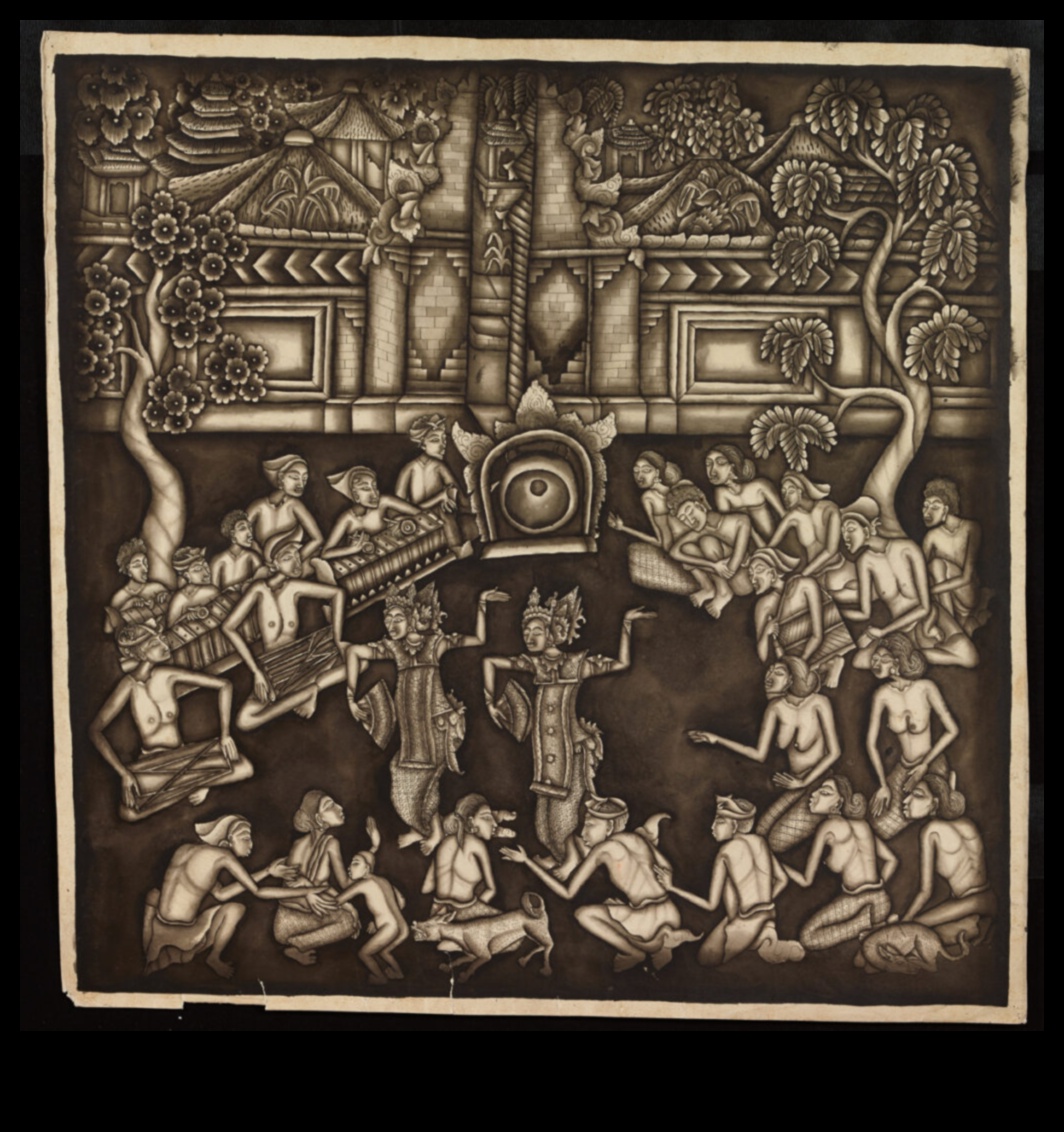 Bali Batuans: tradicionālās glezniecības ciems