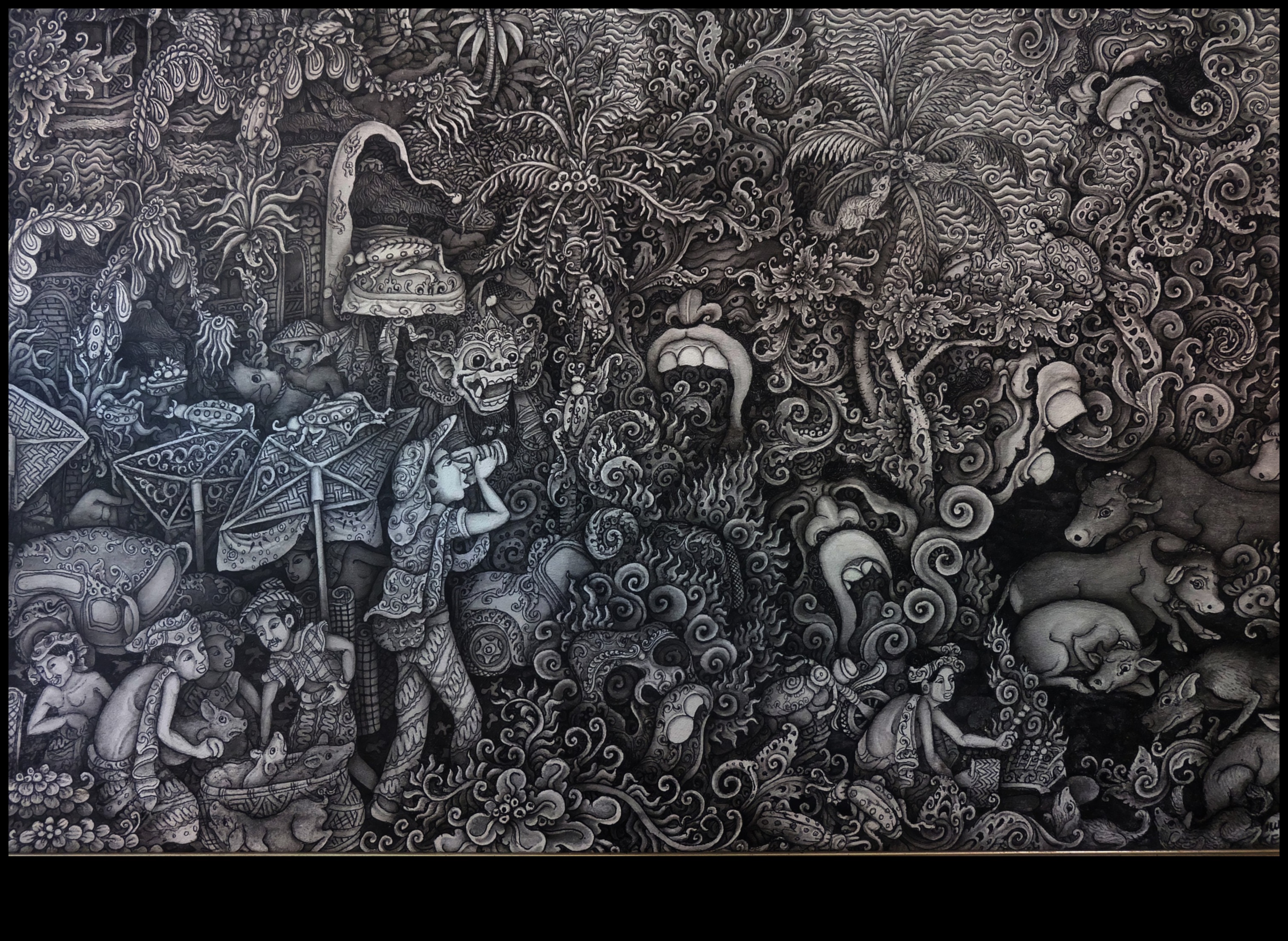 Bali Batuans: tradicionālās glezniecības ciems