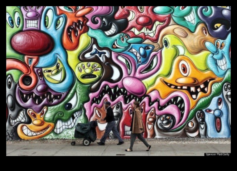 Pilsētas mākslas sacelšanās: ielu mākslas kustības Amerikas pilsētās