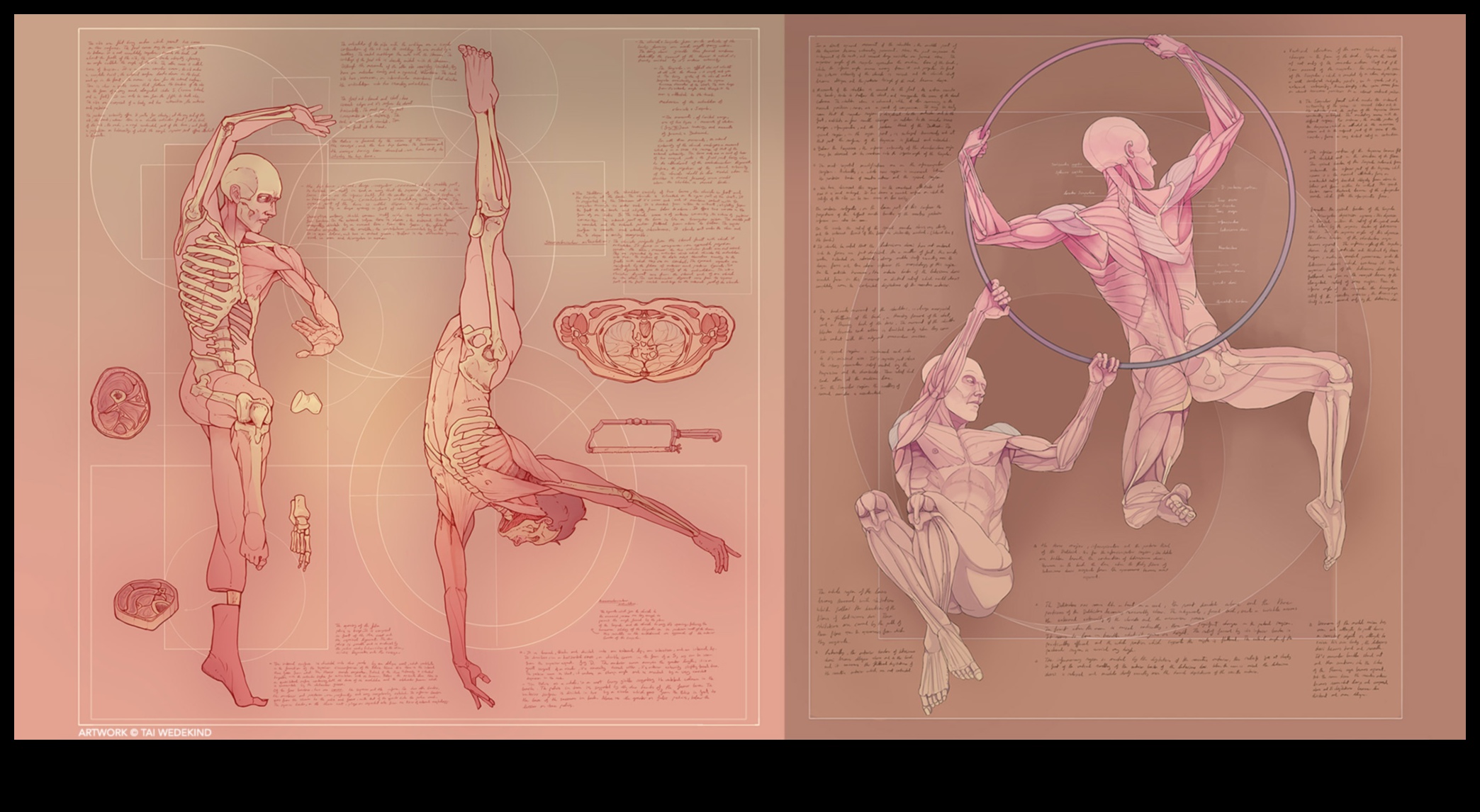 Dinamiskā anatomija: kustību tveršana dzīves zīmējumos