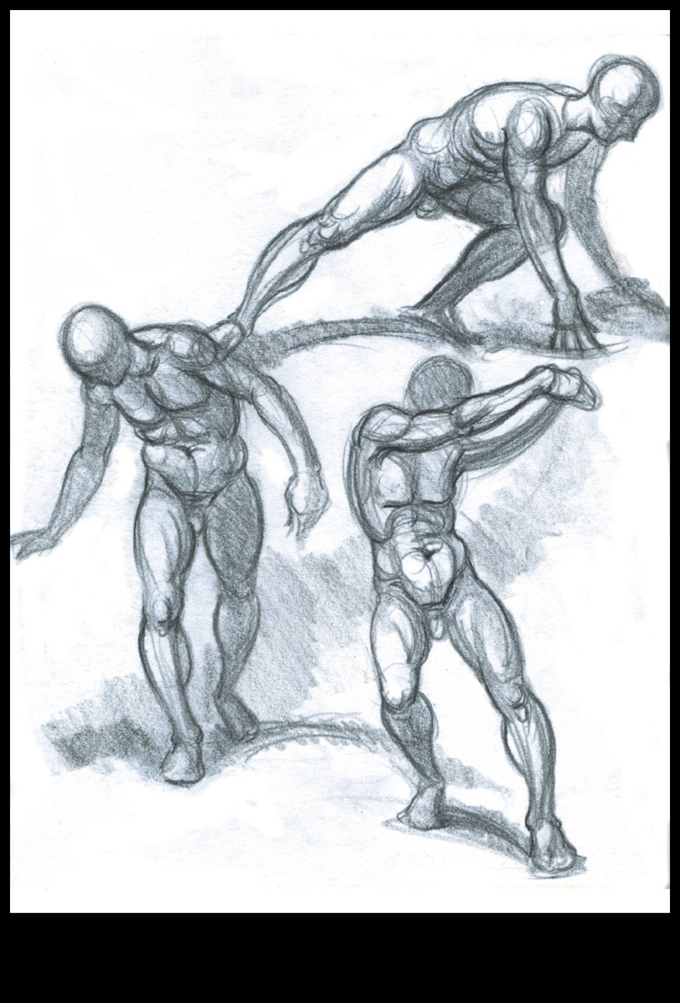 Dinamiskā anatomija: kustību tveršana dzīves zīmējumos