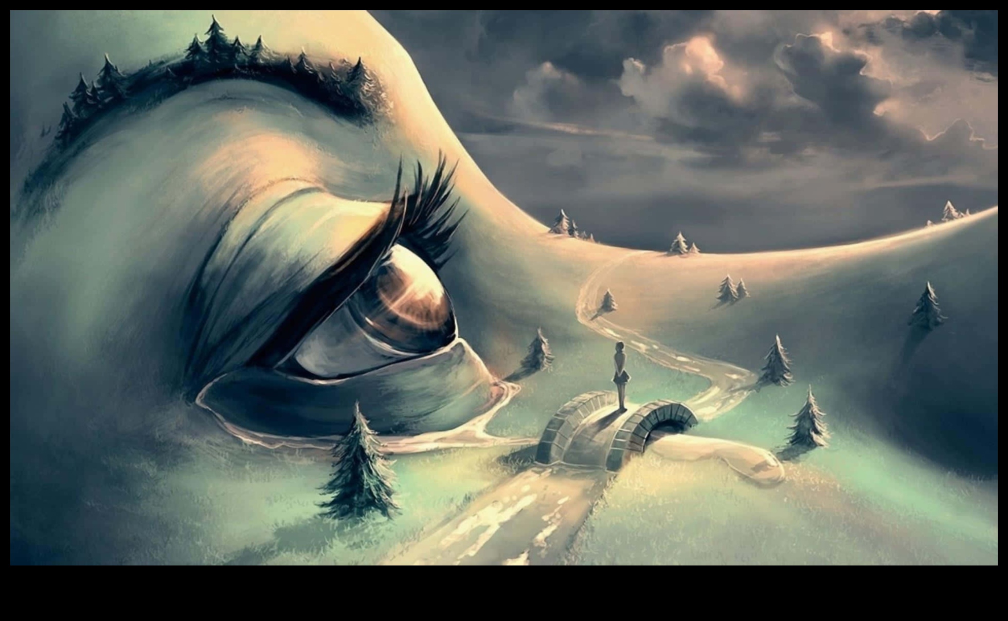 Enchanting Escapes: Navigācija sirreālās ainavās zīmējumos