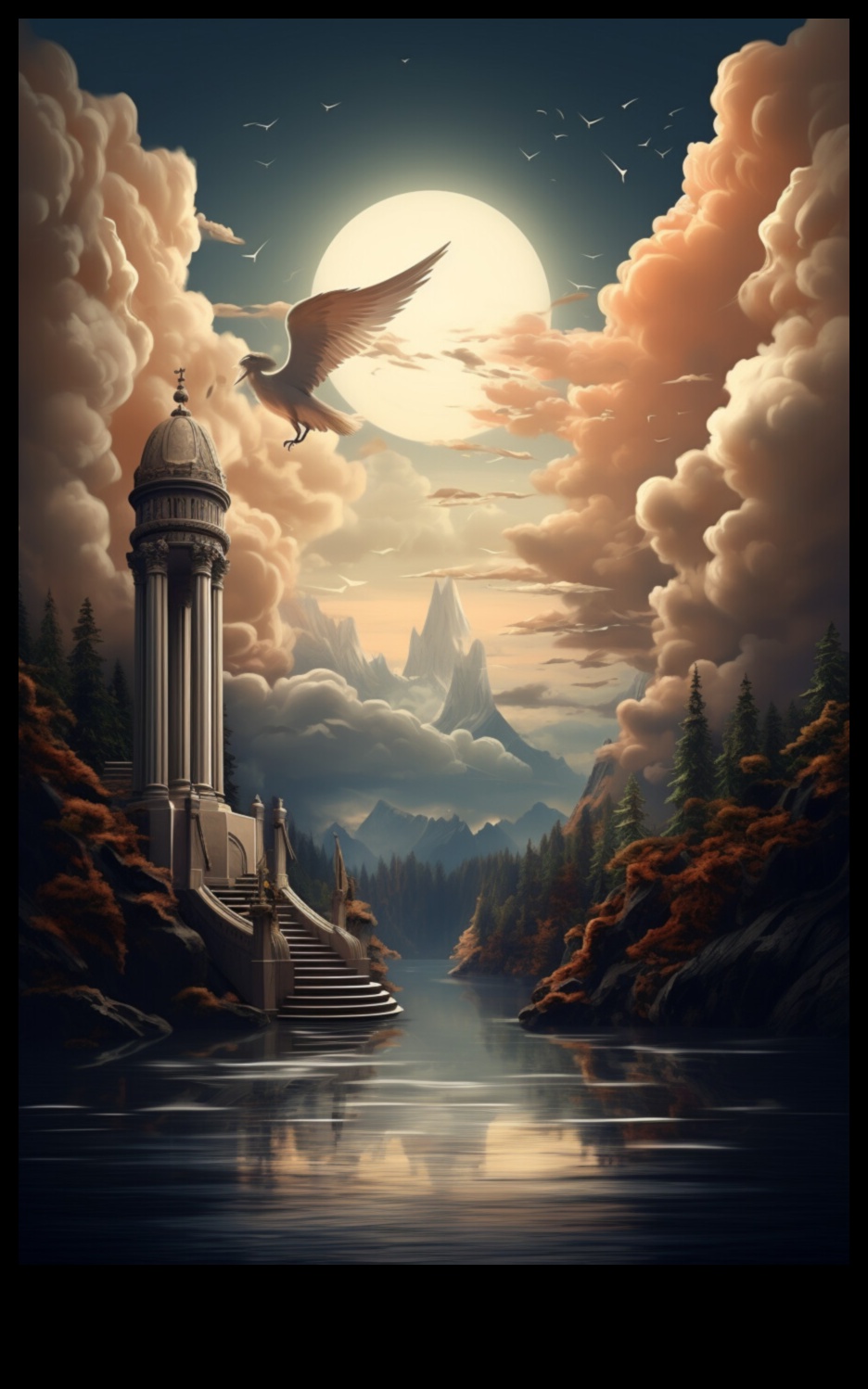 Ēteriskas realitātes: sapņainu ainu attēlošana uz papīra