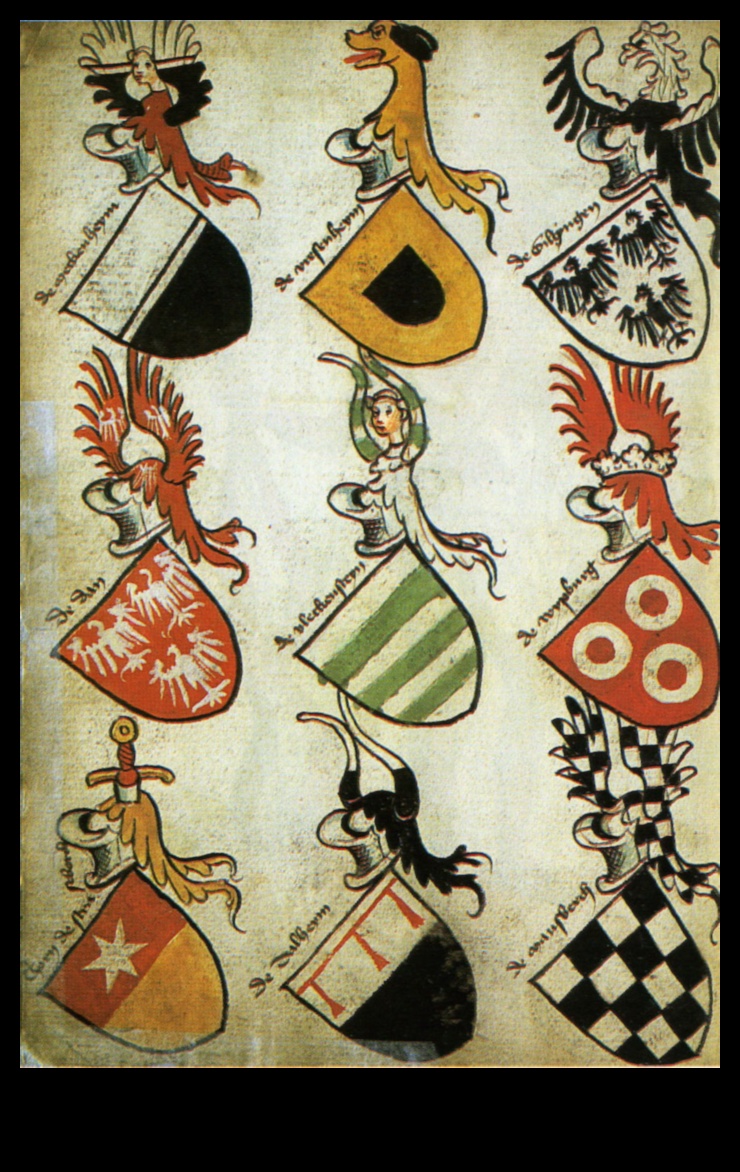 Sculpted Allegiances: Mākslas heraldika viduslaiku sabiedrībās