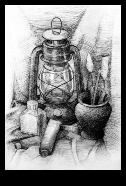 Mūžīga elegance klusās dabas tveršana ar zīmuli 4 Mūžīga elegance: klusās dabas tveršana ar zīmuli