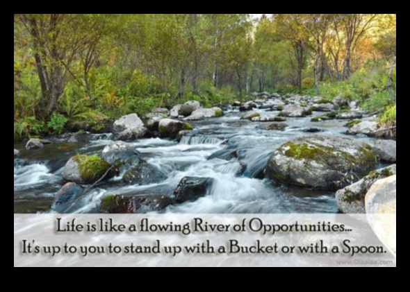 Dzīvības plūsmu plūsma un to nozīme 5 Rivulets III ritmi: straumes un līči, kas atkal plūst pa dažādām ainavām