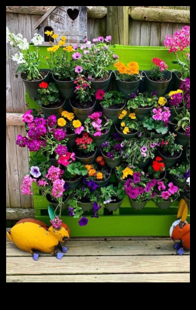 Dabas palete: iedvesmojoši DIY darbi krāsainiem dārziem