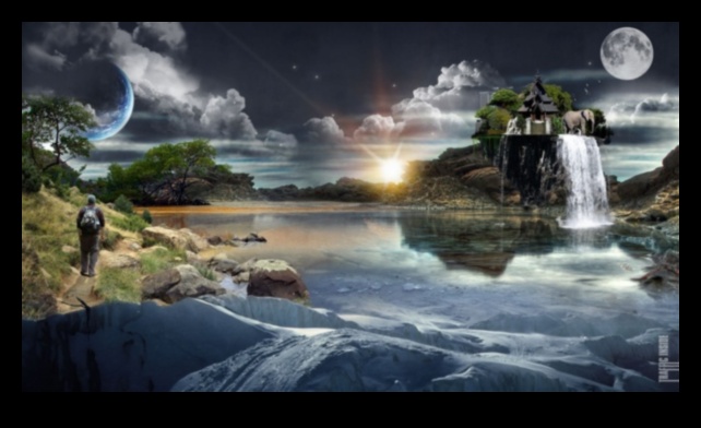 Sapņot reālajā pasaulē 2 Sapņu ainavas reālisms: realitātes un fantāzijas savienošana zīmējumos