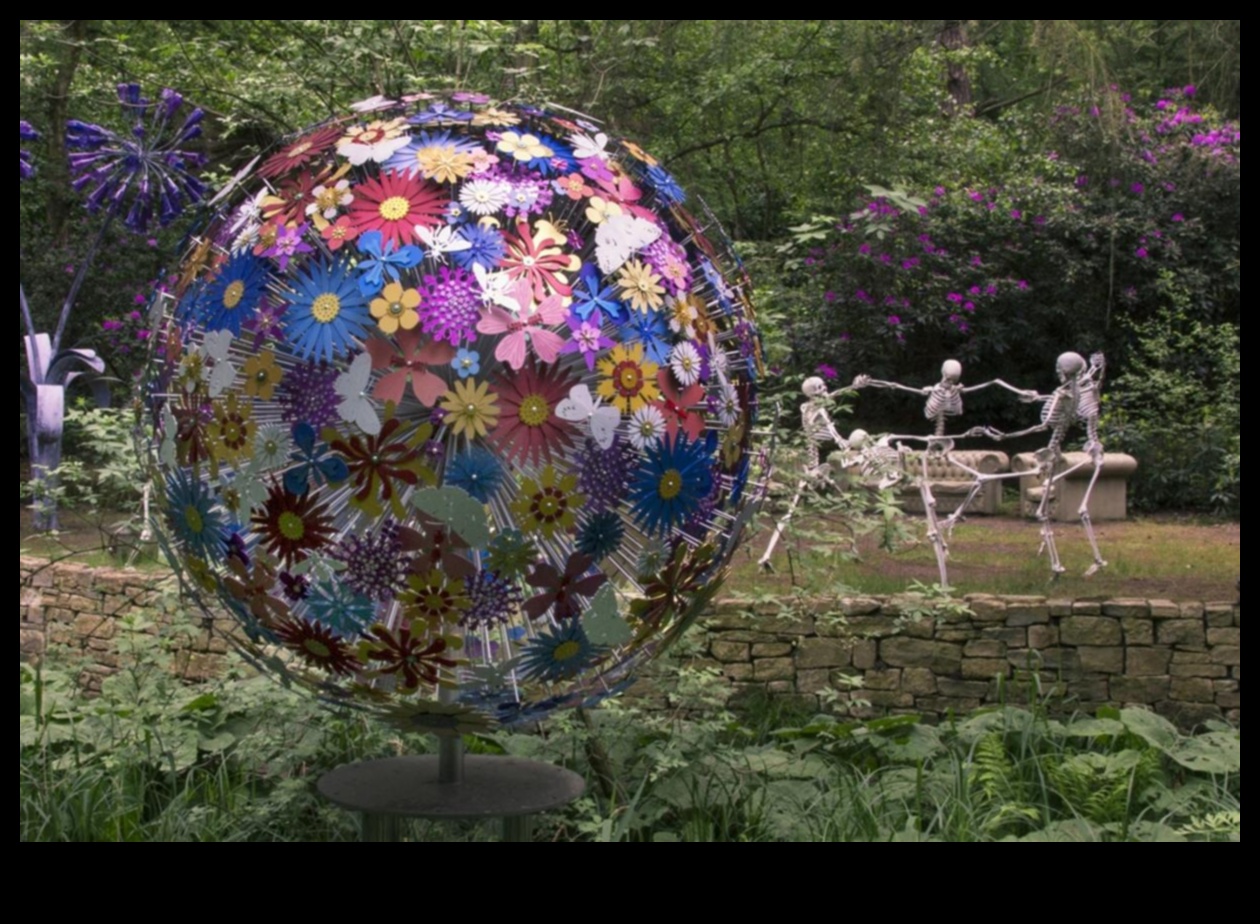 Botāniskais patvērums: pārvietošanās āra skulptūru iegribās