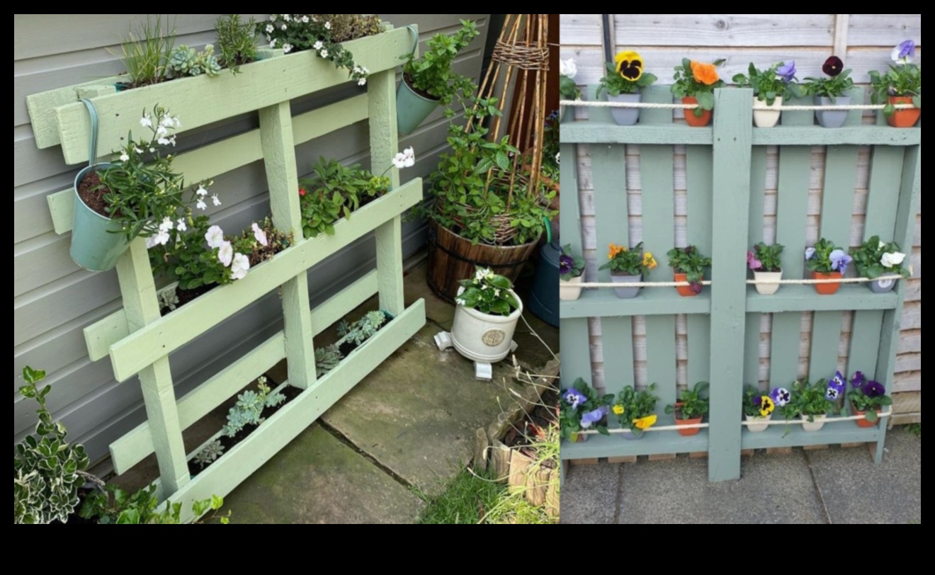 Dabas palete: DIY projekti dzīvīgam dārzam
