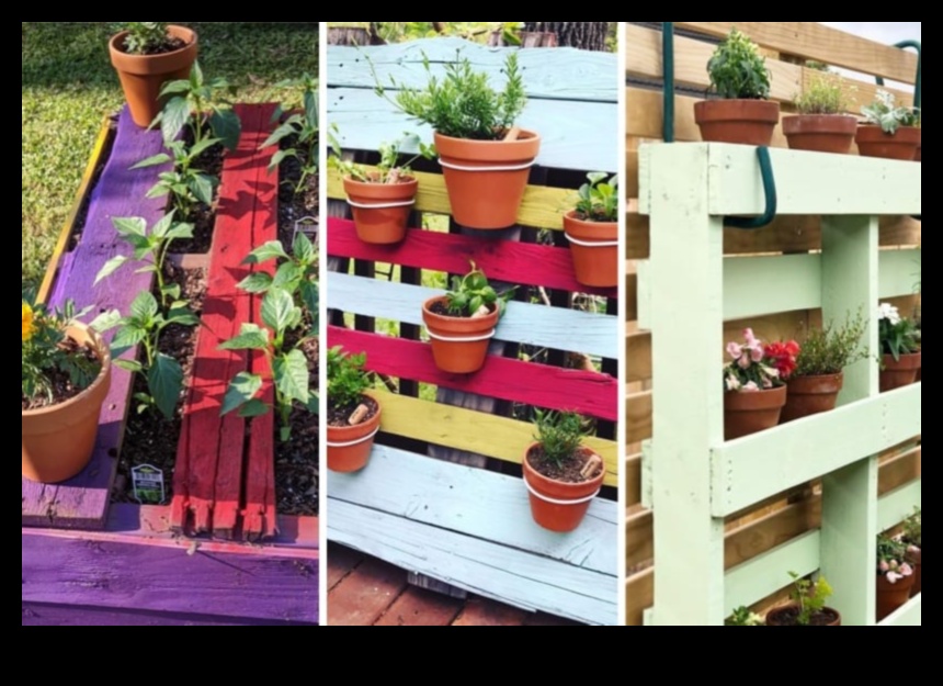 Dabas palete: DIY projekti dzīvīgam dārzam