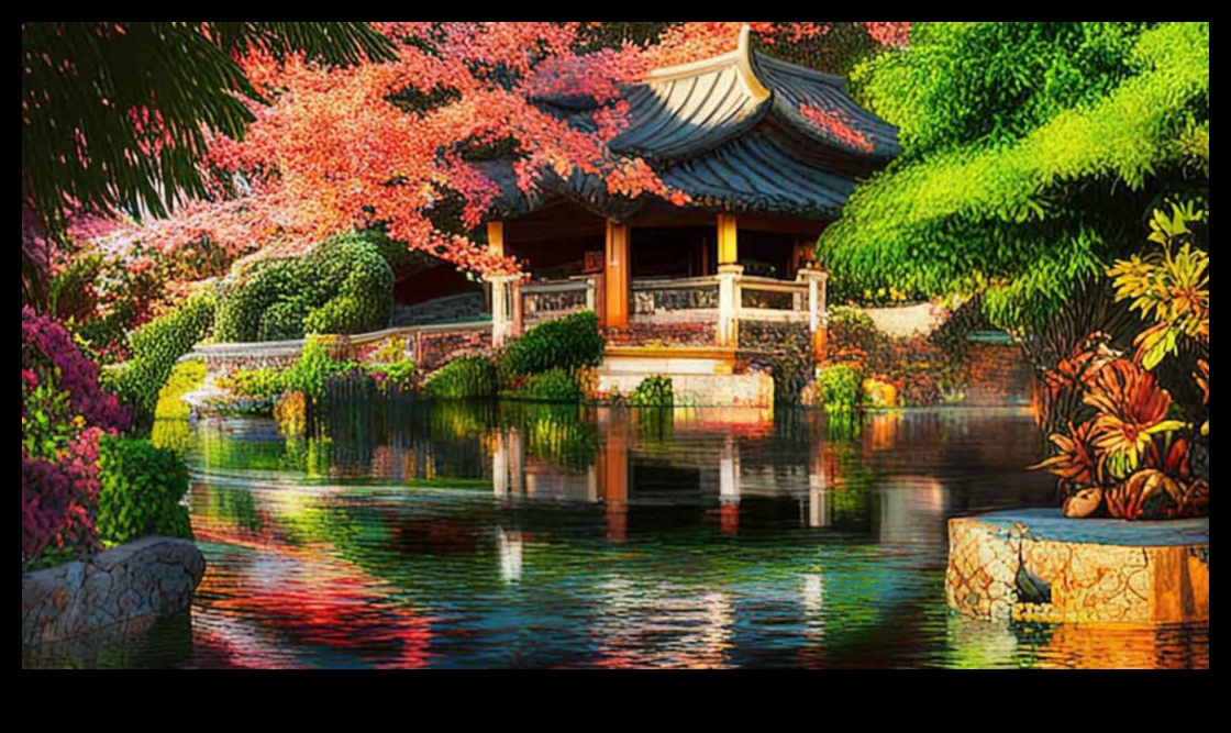 Dārza simfonija: aptveriet mieru ar māksliniecisku harmoniju