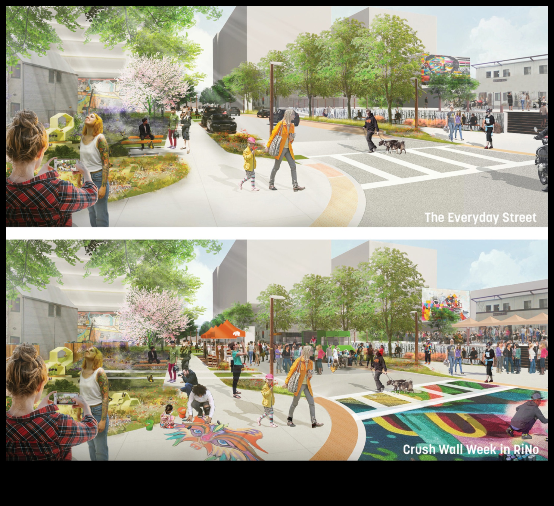 Ielu ainavas Ikdienas māksla 2 Ielu ainavas Alive III: Pilsētas dzīves dinamiskais pulss dažādās pilsētās