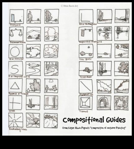 Abstrakta kompozīcija Intriģējošu vizuālo izkārtojumu veidošana