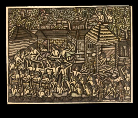 Bali Batuans Dzīvs tradicionālās glezniecības muzejs