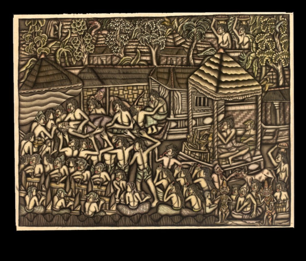 Bali Batuans: tradicionālās glezniecības ciems