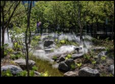 Dabas galerija ievietojiet ārtelpas brīnišķīgā lieta par iekšpusē ceļu dārza mākslu