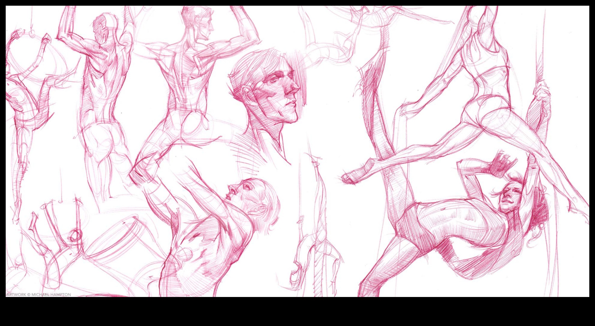 Dinamiskā anatomija: kustību tveršana dzīves zīmējumos