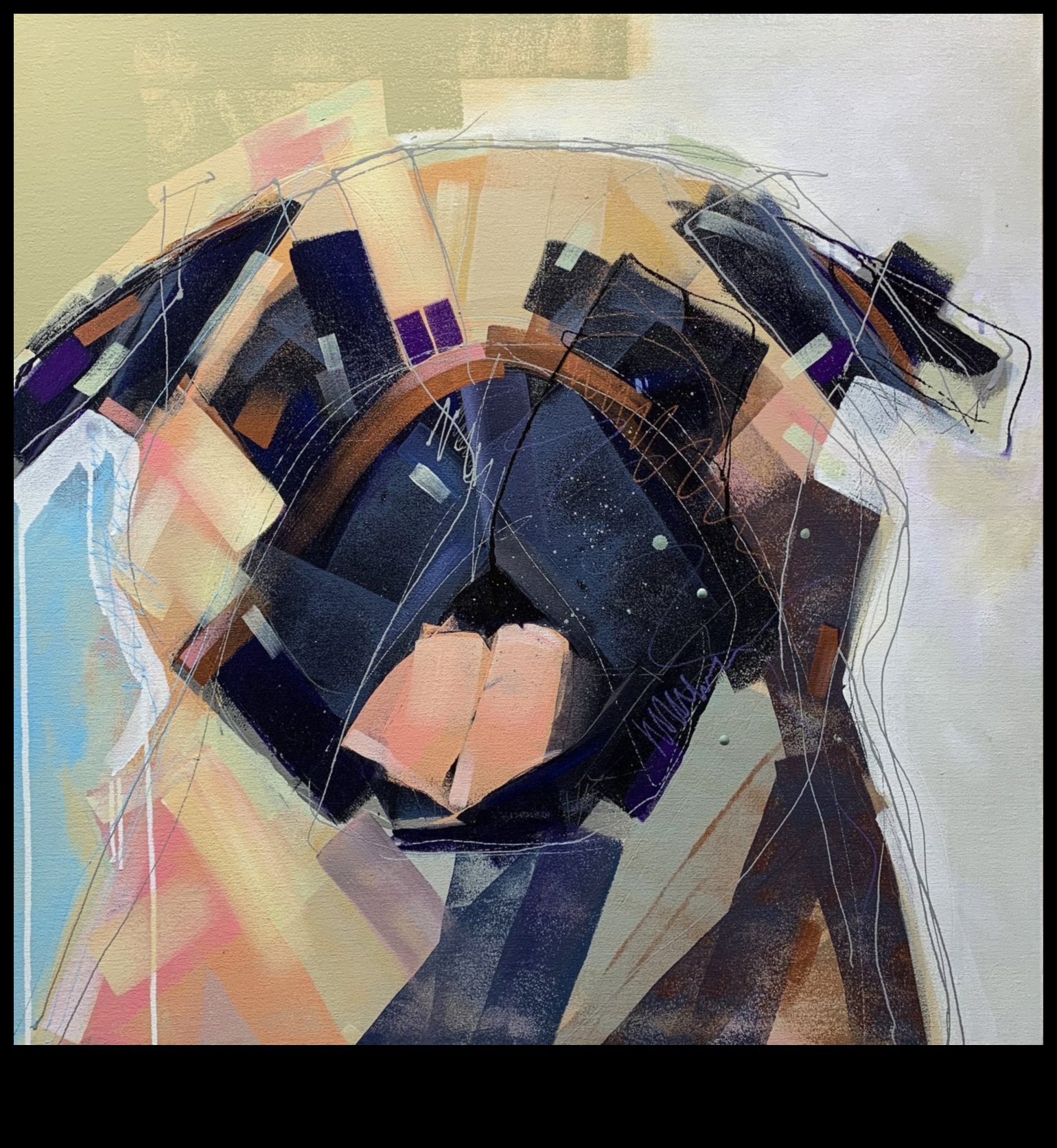 Dinamiskās dihotomijas: spriedze un harmonija abstraktajā mākslā