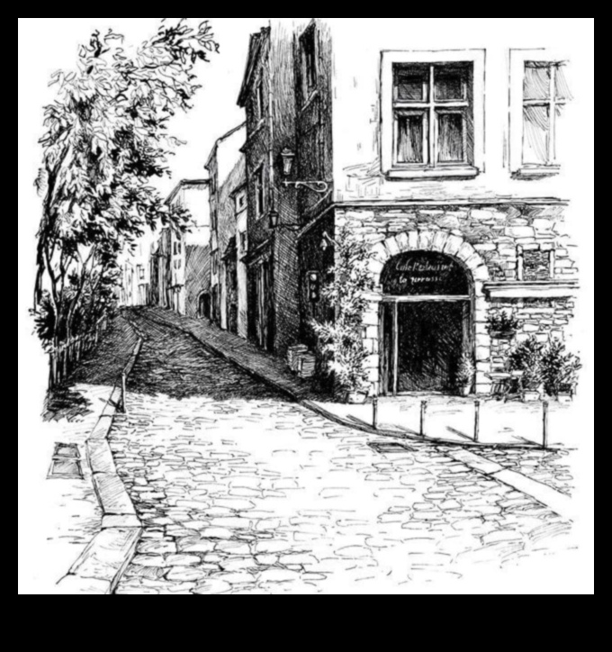 Ielu stūri un bruģakmeņi: pilsētas detaļu skicēšana