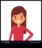 Multfilma portreti, kas attēlo personību ceļu smaidu