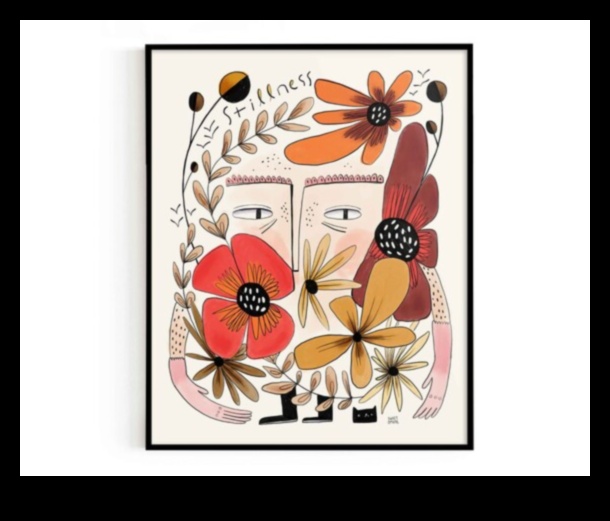 Klusums ziedēšanas laikā Ziedu kompozīcijas uz papīra 1 Klusums ziedā: ziedu kompozīcijas uz papīra