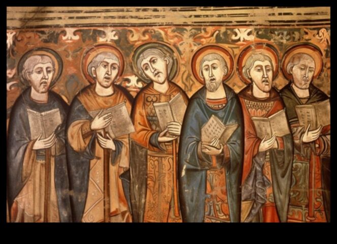 Pagātnes viduslaiku mākslas un modernā visā pasaulē atbalsis