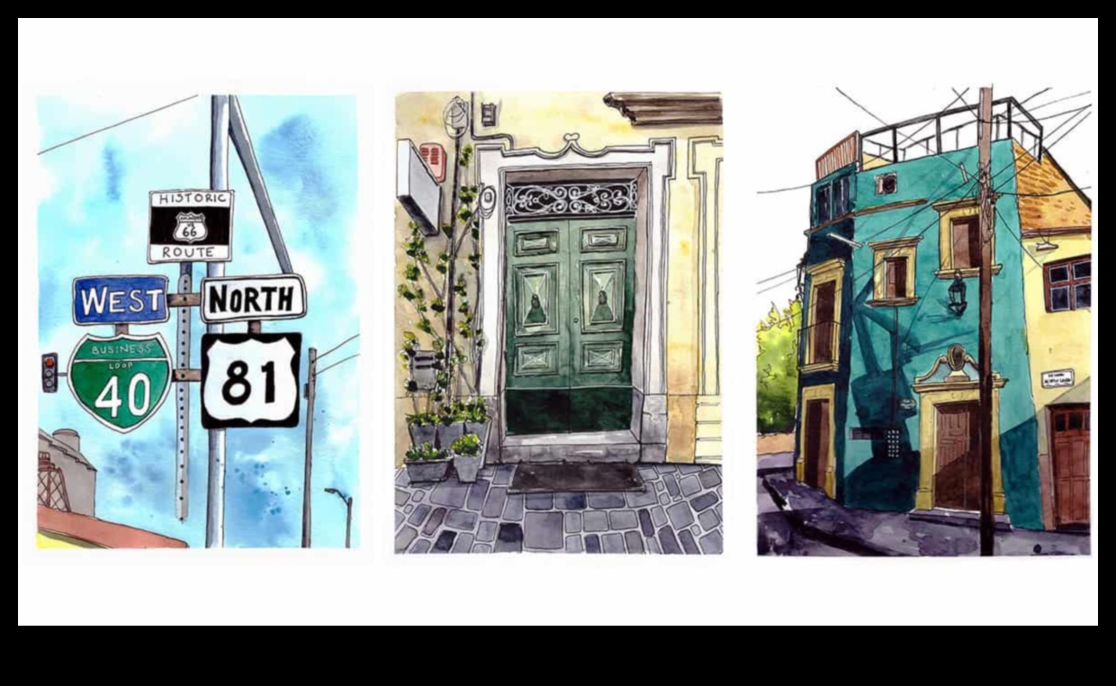 Pilsētas skiču dienasgrāmata: ikdienas pilsētas ainu dokumentēšana