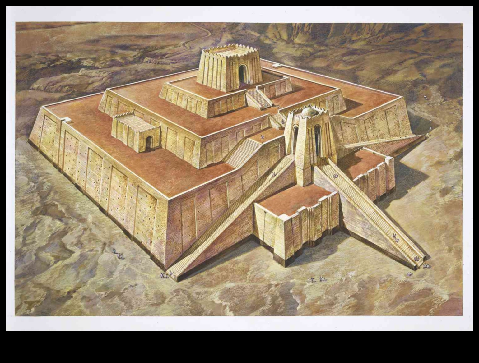 Ziggurat Zeniths: garīgā nozīme Mezopotāmijas arhitektūrā